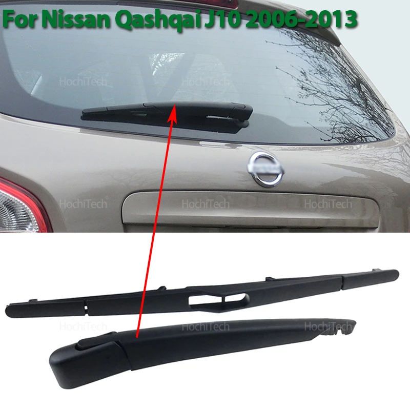 Car Accessories Uk - Tailgate ด้านหลังใบปัดน้ําฝนสําหรับ Nissan Qashqai J10 2006-2013