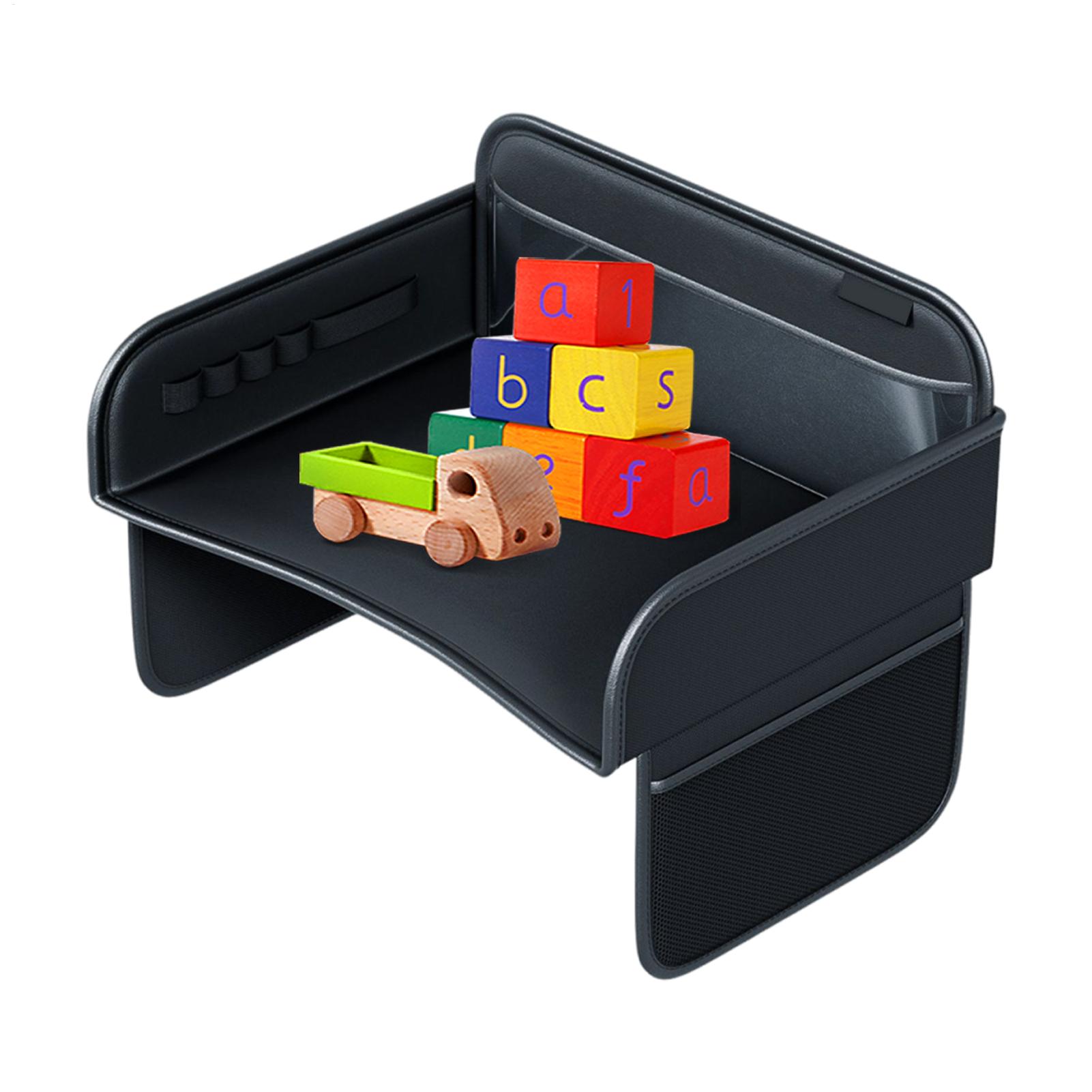 Car Accessories For Baby - โต๊ะวางของในรถยนต์สำหรับเด็ก โต๊ะวาดเขียน ถาดวางของอเนกประสงค์สำหรับเบาะหลังรถยนต์ ที่เก็บของเล่นสำหรับเด็กทารก เด็กเล็ก และเด็กโต