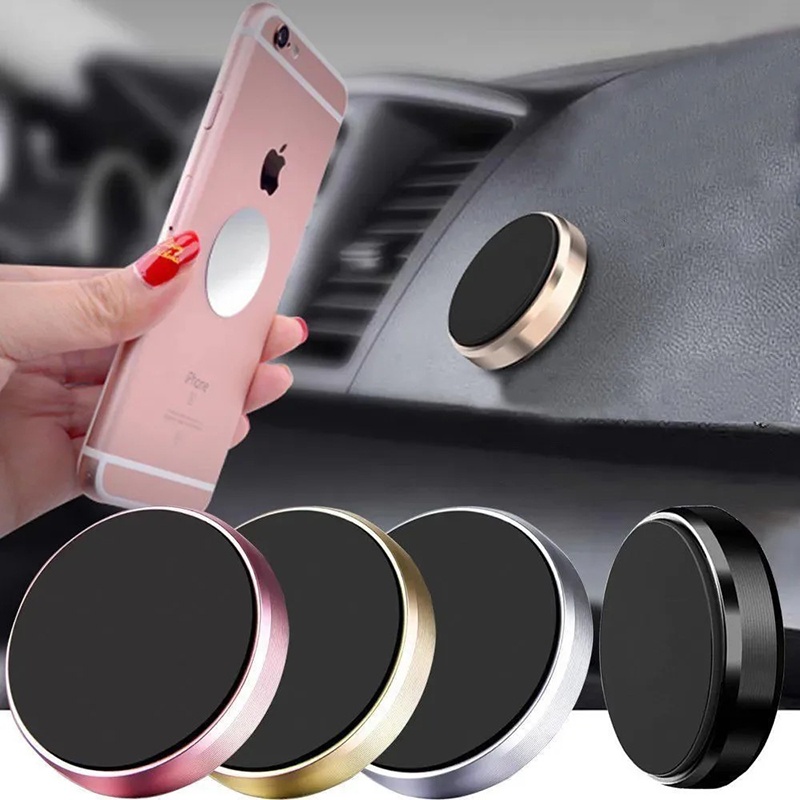 Car Accessories Phone Holder - ที่วางโทรศัพท์ในรถยนต์แบบแม่เหล็ก ที่ยึดโทรศัพท์ในรถยนต์ รองรับ GPS ที่วางโทรศัพท์มือถือในรถยนต์ สติ๊กเกอร์แม่เหล็กสำหรับ