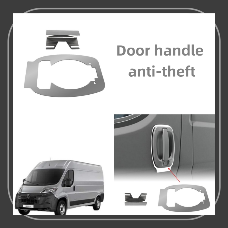 Car Door Handle Protector - แผ่นป้องกันมือจับประตูสำหรับ Citroen Relay/Fiat Ducato/Peugeot Boxer 2006-ปัจจุบัน