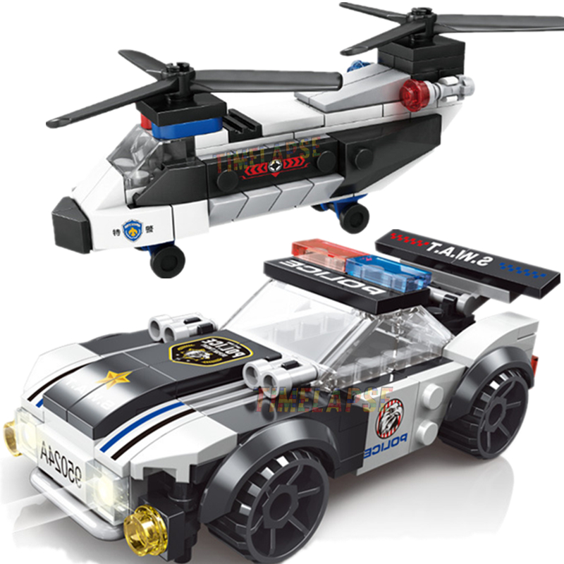 Car Accessories Gift Ideas - ใหม่ DIY MOC City Plane SWAT