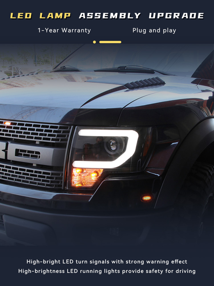 ไฟหน้ารถไฟหน้ารถ Ford Raptor F - Accessories Car Near บทวิจารณ์และราคา