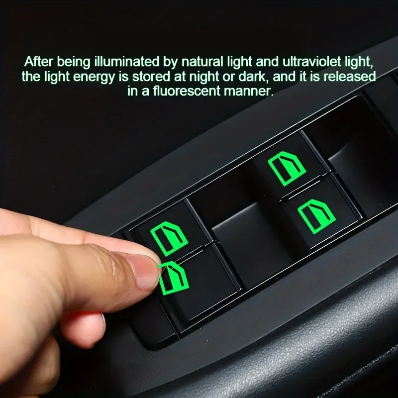 1 ชุดสติกเกอร์ติดปุ่มรถยนต์เรื - Car Accessories Inside บทวิจารณ์และราคา