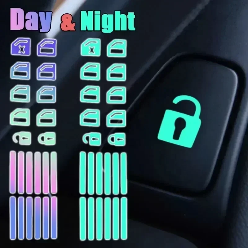 1 ชุดสติกเกอร์ติดปุ่มรถยนต์เรื - Car Accessories Inside บทวิจารณ์และราคา