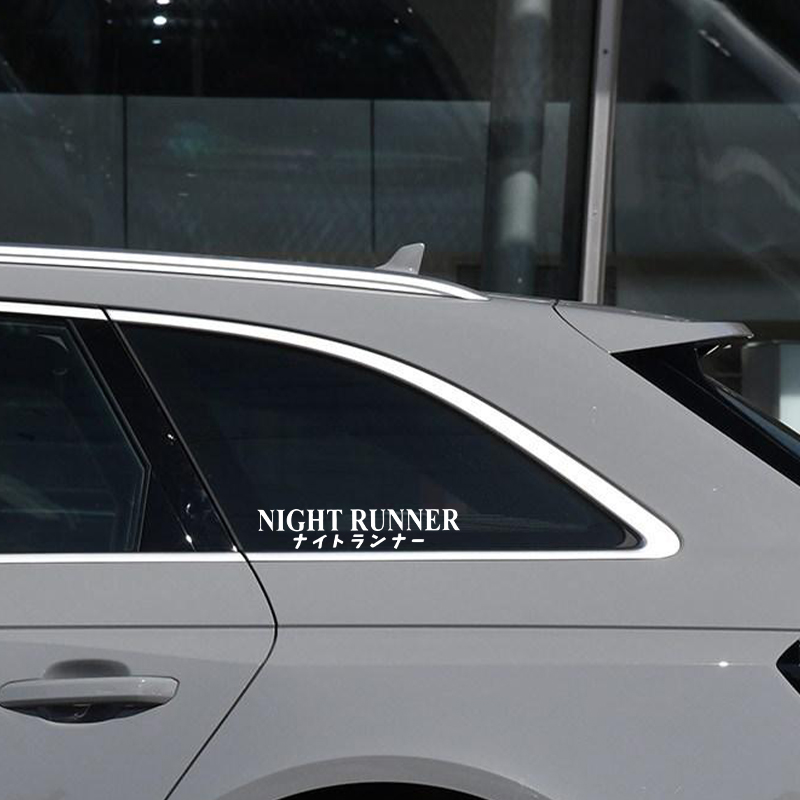 G004 20x4 ซม.สติกเกอร์ NIGHT R - Car Accessories Banner บทวิจารณ์และราคา