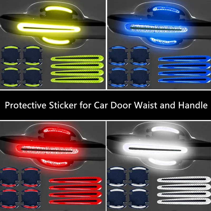 สติกเกอร์ติดมือจับประตูรถยนต์ล - Car Door Handle Protector บทวิจารณ์และราคา