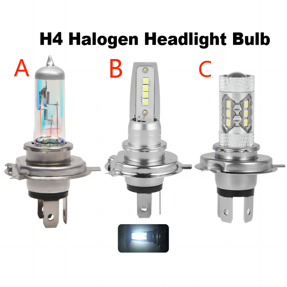 หลอดไฟฮาโลเจน H4 1/2ชิ้นสำหรับ - Accessories Car Near บทวิจารณ์และราคา