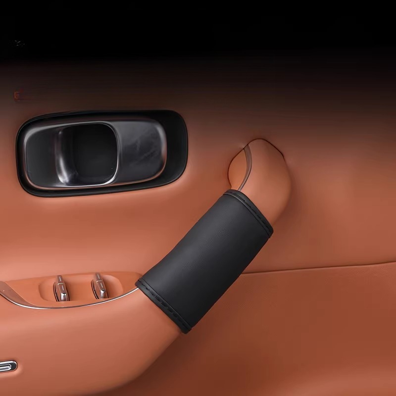 ปลอกหุ้มหนังสำหรับมือจับประตูภ - Car Door Handle Protector บทวิจารณ์และราคา