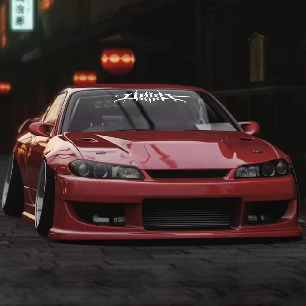 สติกเกอร์ติดกระจกรถยนต์ ลาย GT - Car Accessories Banner บทวิจารณ์และราคา