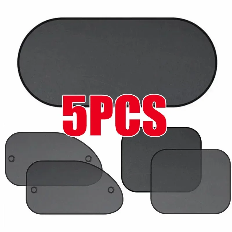 1 ชุดม่านบังแดดหน้าต่างสีดำ ผ้ - Car Accessories Inside บทวิจารณ์และราคา