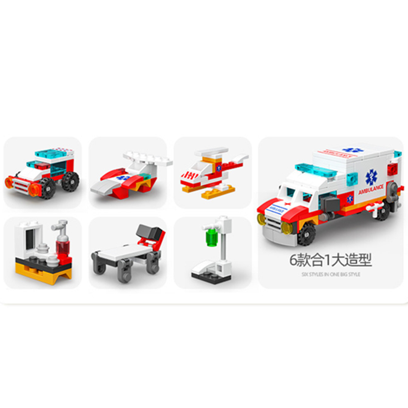 6in1 ใหม่รถพยาบาล Escort รถเฮล - Car Accessories Gift Ideas บทวิจารณ์และราคา
