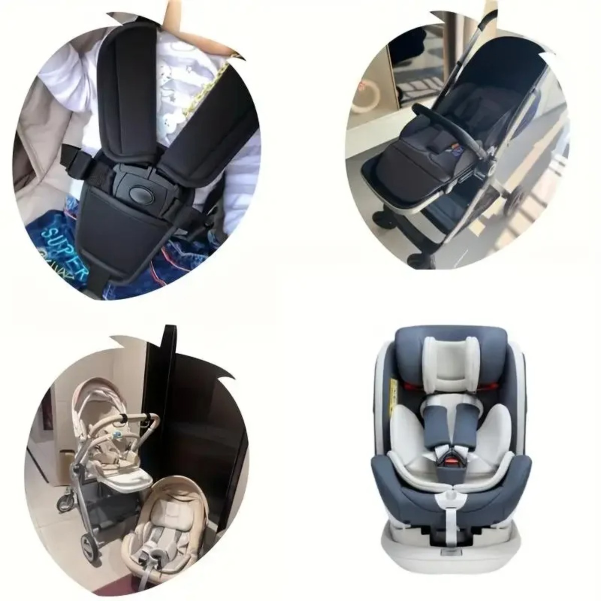 แผ่นรองเข็มขัดนิรภัยสำหรับเบาะ - Car Accessories For Baby บทวิจารณ์และราคา