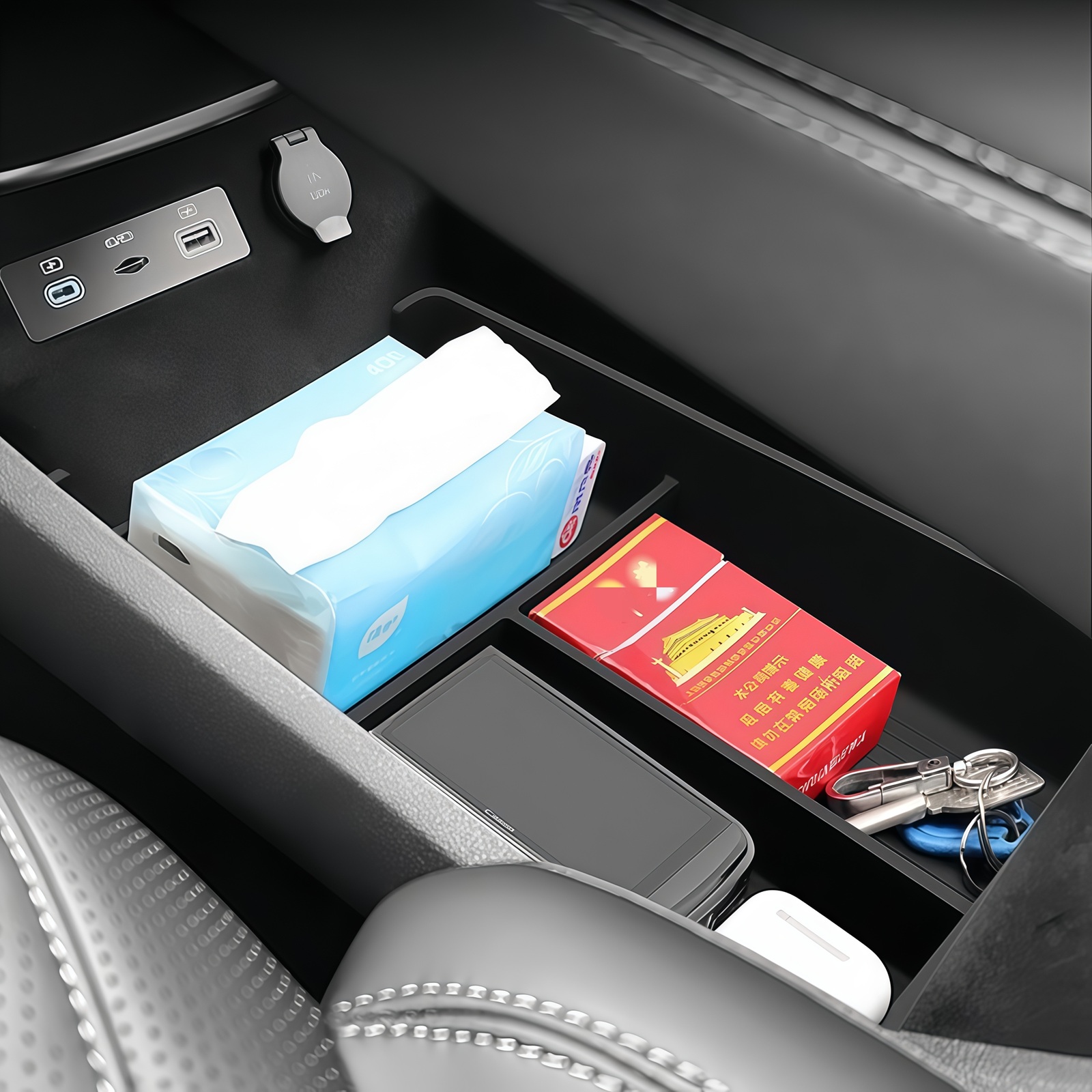 ถาดจัดเก็บของใต้คอนโซลกลางสำหร - Car Accessories Website บทวิจารณ์และราคา