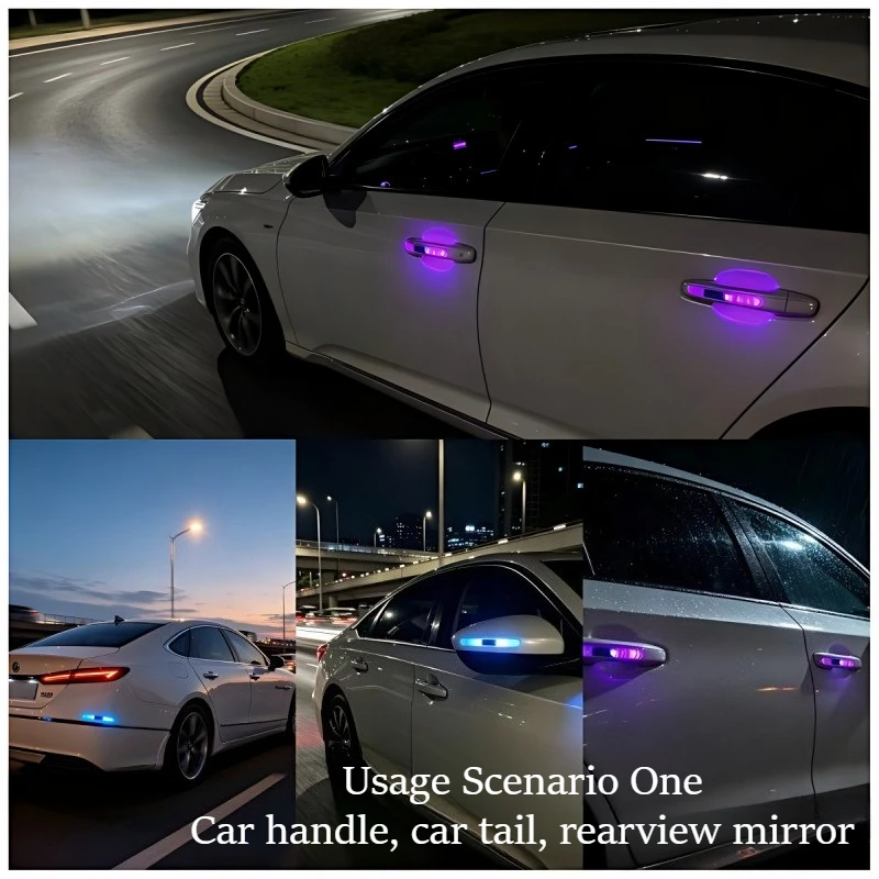 ไฟ LED พลังงานแสงอาทิตย์ 1 ชิ้ - Car Door Handle Protector บทวิจารณ์และราคา