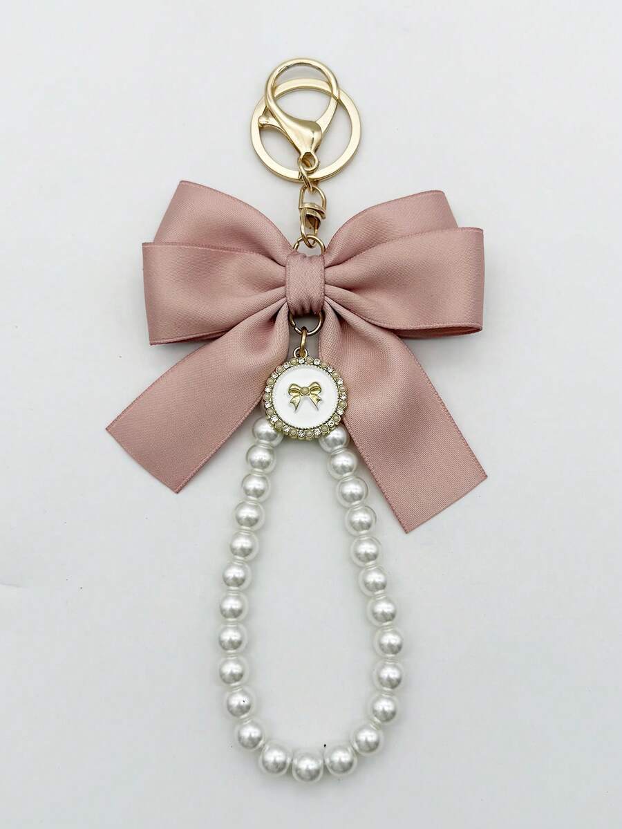 พวงกุญแจโบว์ผูกแบบถัก 1 ชิ้น,  - Car Accessories Gift Ideas บทวิจารณ์และราคา