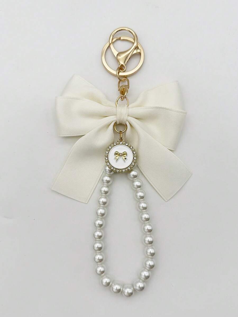 พวงกุญแจโบว์ผูกแบบถัก 1 ชิ้น,  - Car Accessories Gift Ideas บทวิจารณ์และราคา
