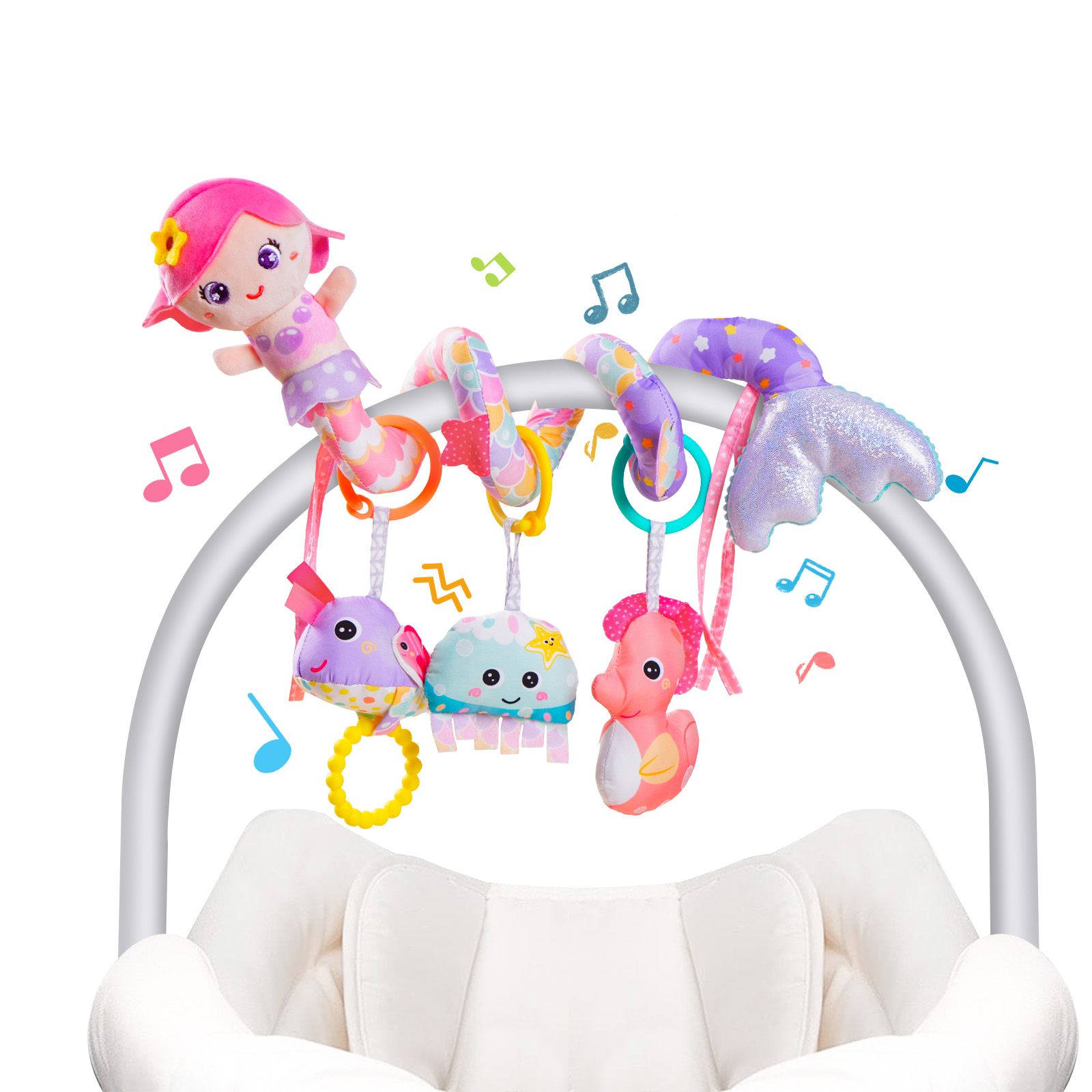ของเล่นติดเบาะรถยนต์แบบเกลียวส - Car Accessories For Baby บทวิจารณ์และราคา