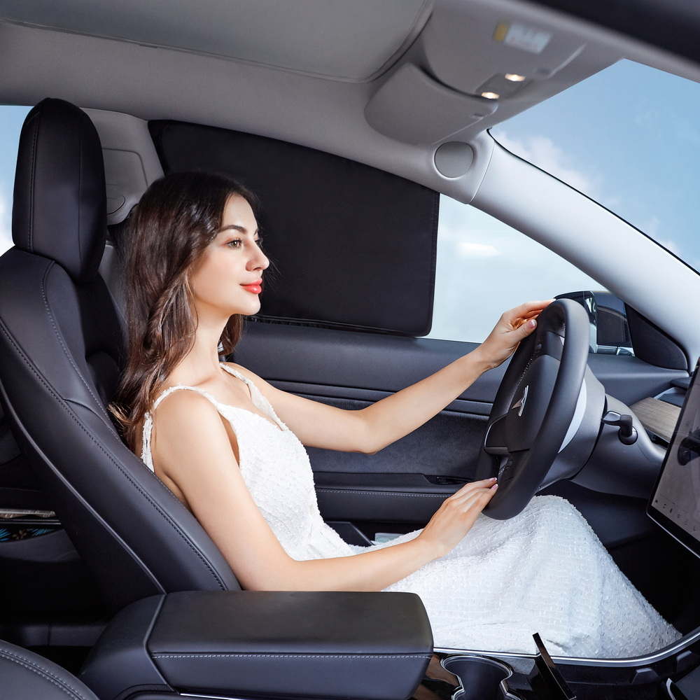 ม่านบังแดดกันความร้อนแบบทึบแสง - Car Accessories Inside บทวิจารณ์และราคา