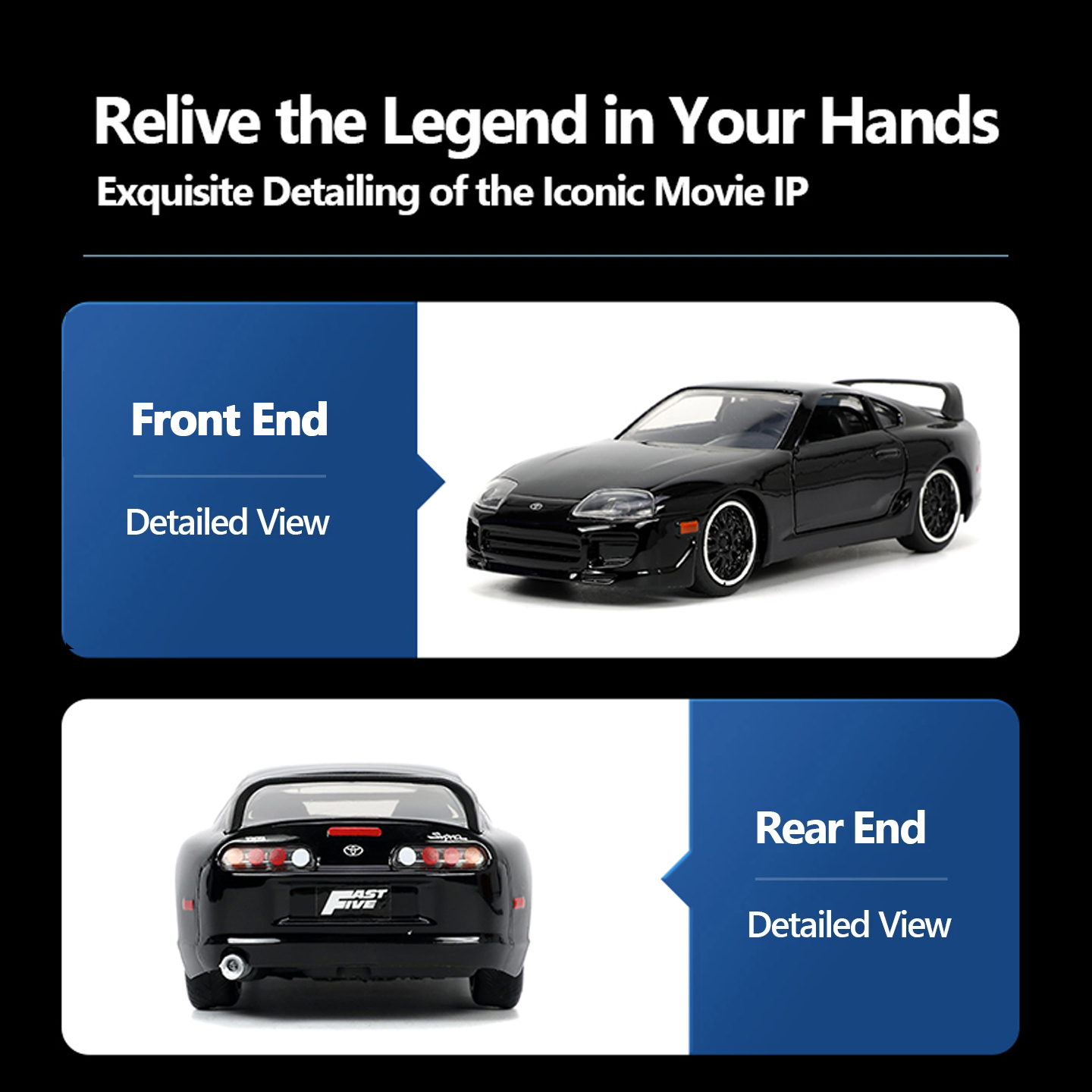 JADA 1:32 รถโมเดลไดแคสต์ Fast  - Car Accessories Inside บทวิจารณ์และราคา