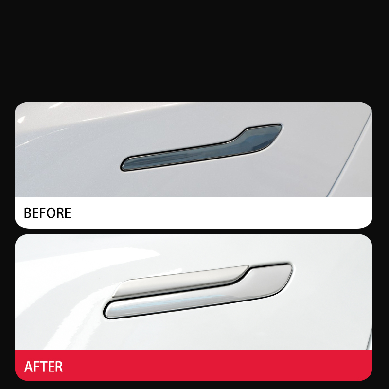 4PCS ฝาครอบมือจับประตูสติกเกอร - Car Door Handle Protector บทวิจารณ์และราคา