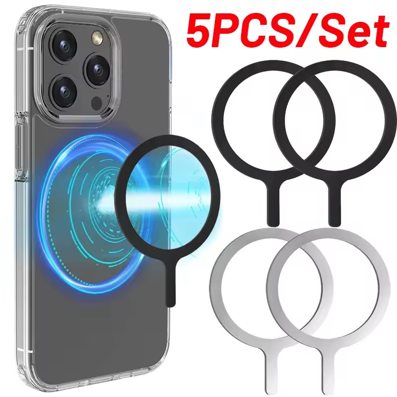 5-1 ชิ้นสติกเกอร์แหวนสำหรับแม็ - Car Accessories Phone Holder บทวิจารณ์และราคา