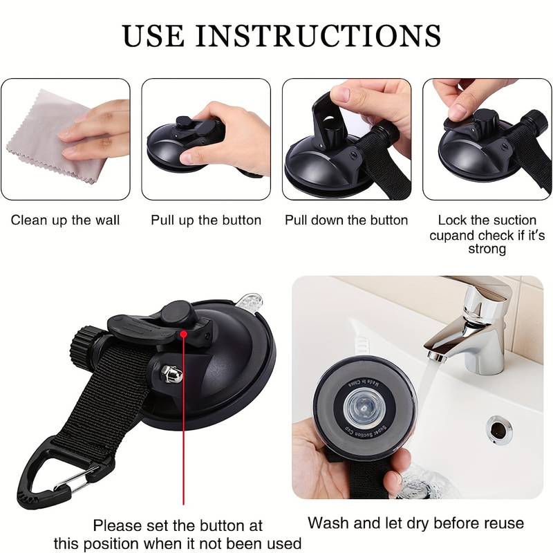 ตะขอเกี่ยวแบบสุญญากาศสำหรับรถบ - Car Accessories Inside บทวิจารณ์และราคา